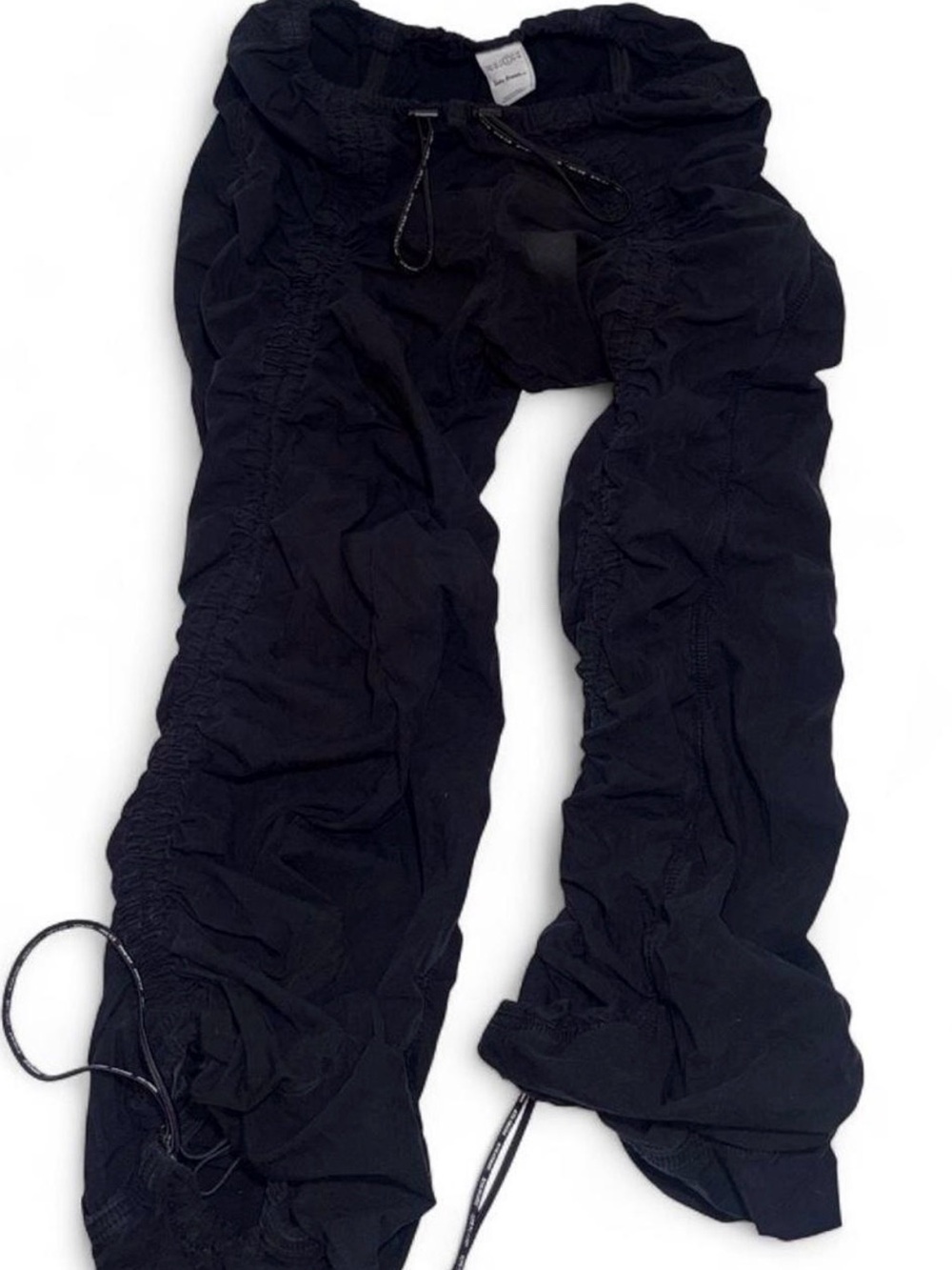 IETS FRANS Ruched Parachute Drawstring Cargo Pants
